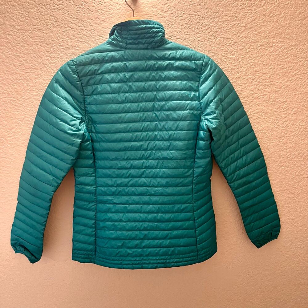 Patagonia Down Shirt Jacket Women XS Teal Blue Packable Puffer 84750 Ultralight - Picture 3 of 9